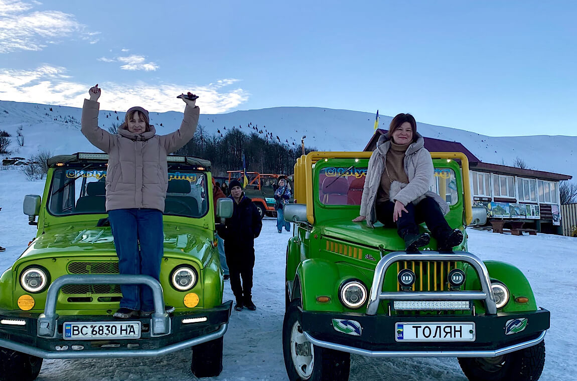 Картинка поездка на джипах Закарпатье